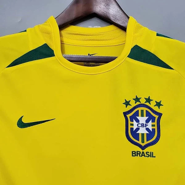 Camisa retrô Brasil 2002