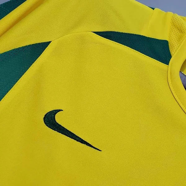 Camisa retrô Brasil 2002