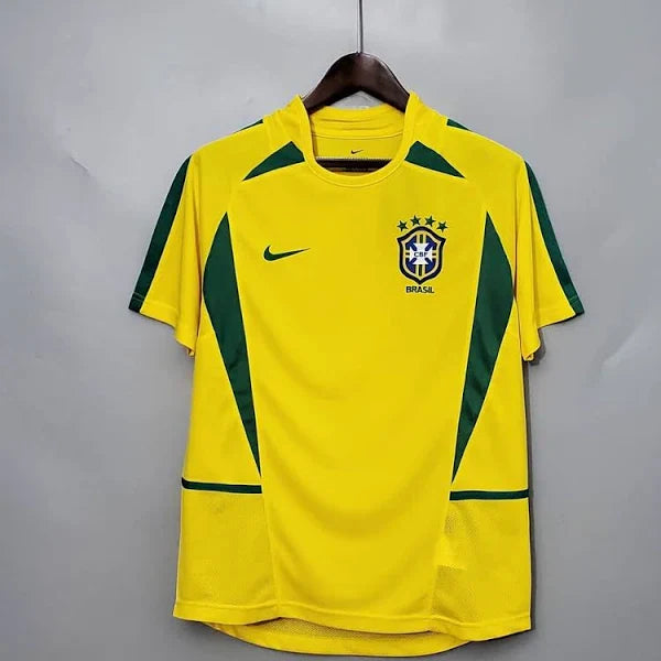 Camisa retrô Brasil 2002