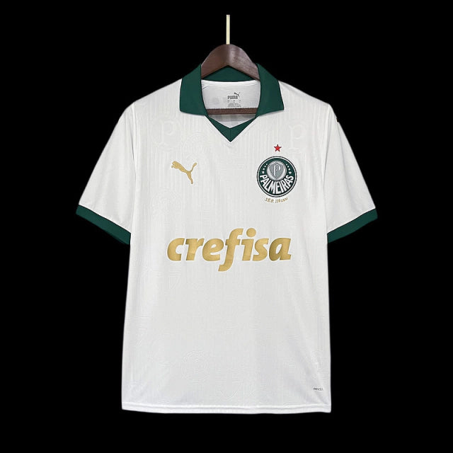 Camisa Palmeiras Torcedor - Temporada 24/25 - Branca - Crefisa - Polo - AVALIAÇÃO ⭐⭐⭐⭐⭐(358)