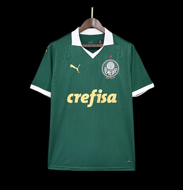 Camisa Palmeiras Torcedor - Temporada 24/25 - Verde - Crefisa - Polo - AVALIAÇÃO ⭐⭐⭐⭐⭐(398)