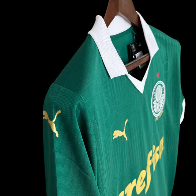 Camisa Palmeiras Torcedor - Temporada 24/25 - Verde - Crefisa - Polo - AVALIAÇÃO ⭐⭐⭐⭐⭐(398)