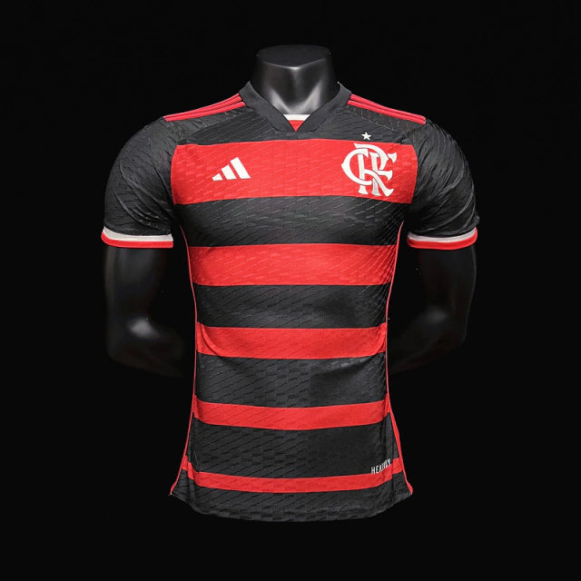 Camisa Flamengo - Modelo Jogador - Temporada 24/25 - Vermelha e Preta - Adidas - AVALIAÇÃO ⭐⭐⭐⭐⭐(296)