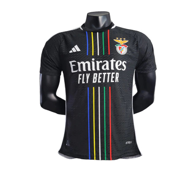 Camisa Benfica 23/24 Jogador Adidas Masculina - Preto - AVALIAÇÃO ⭐⭐⭐⭐⭐(245)