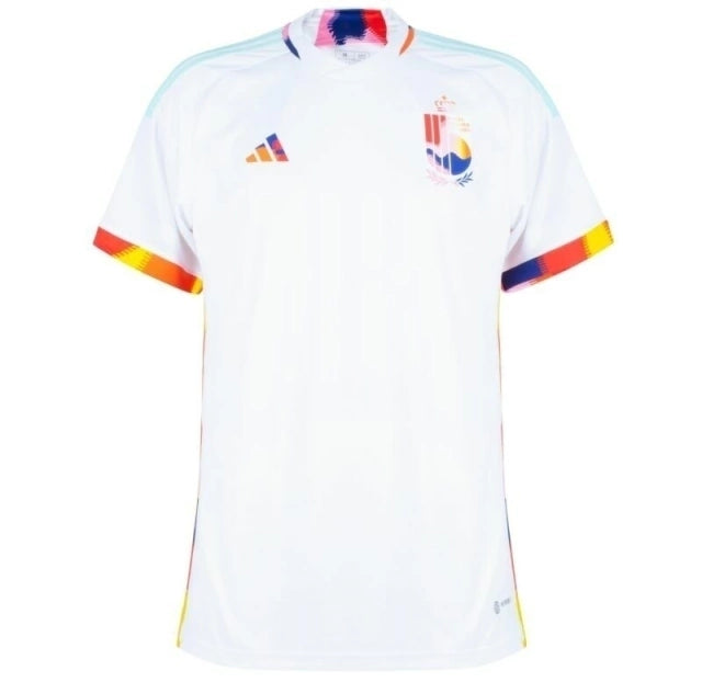 ESGOTADO - Camisa Bélgica Away 22/23 Torcedor Adidas Masculina - Branca