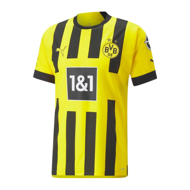 Camisa Borussia Dortmund Home 22/23 Torcedor Puma Masculina - Amarelo e Preto - AVALIAÇÃO ⭐⭐⭐⭐⭐(138)