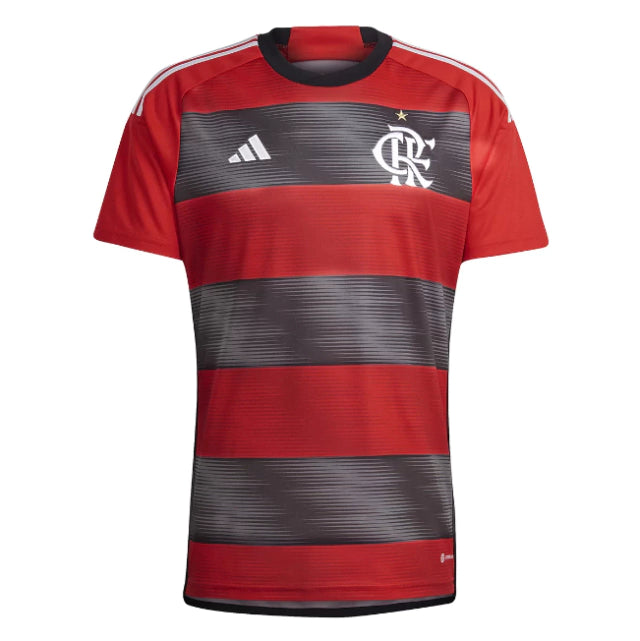 Esgotado Camisa Flamengo I 23/24 Torcedor Adidas Masculina - Vermelho e Preto - AVALIAÇÃO ⭐⭐⭐⭐⭐(122)