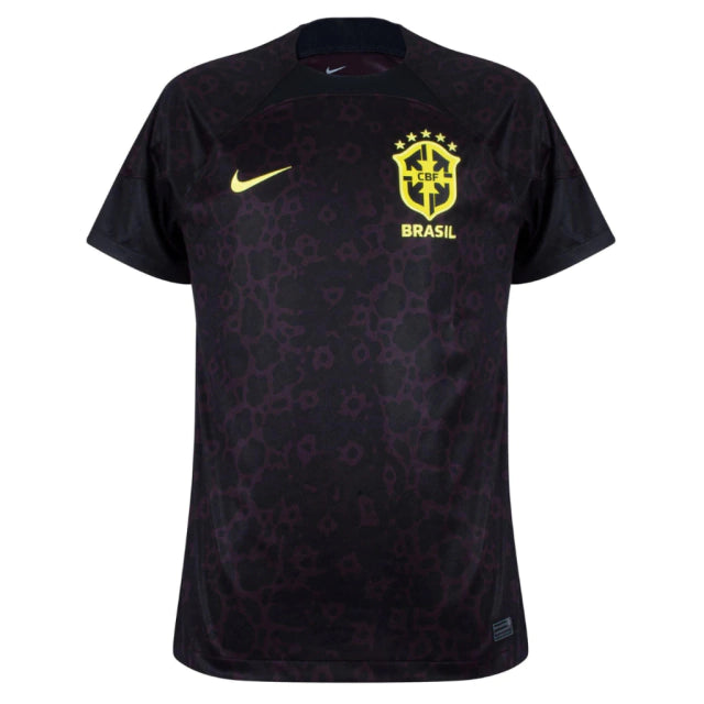 ESGOTADO - Camisa Goleiro Seleção Brasileira 2022 Torcedor Nike Masculina - Preta