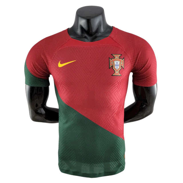 Camisa Seleção de Portugal Home 22/23 Jogador Nike Masculina - Vermelho e Verde - AVALIAÇÃO ⭐⭐⭐⭐⭐(258)