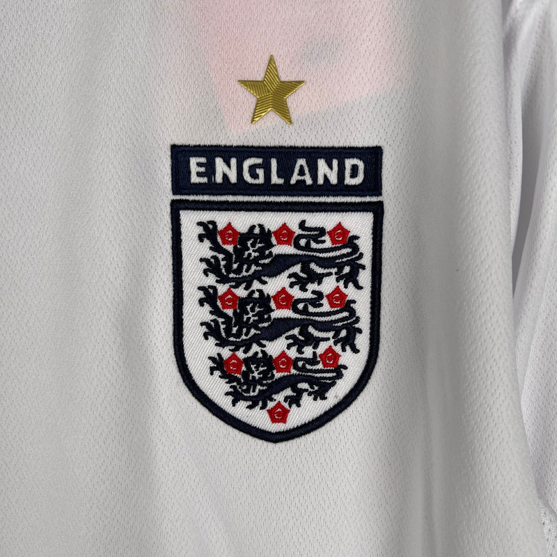 ESGOTADO - Camisa Inglaterra manga longa Retrô 2006