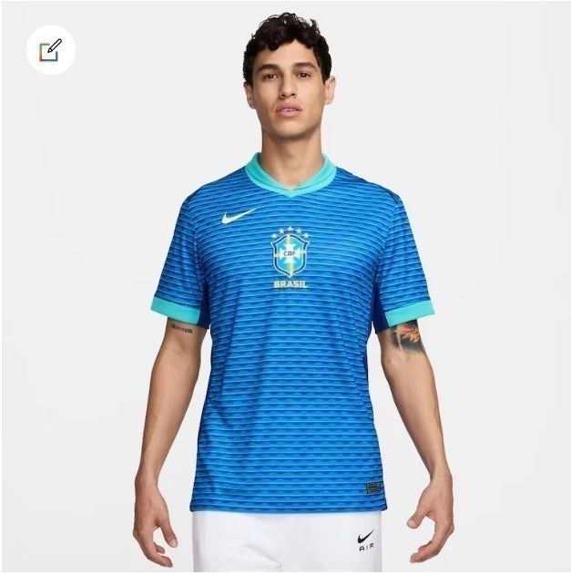 Camisa Seleção Brasileira - Temporada 24/25 - Azul - Nike  - AVALIAÇÃO ⭐⭐⭐⭐⭐(132)