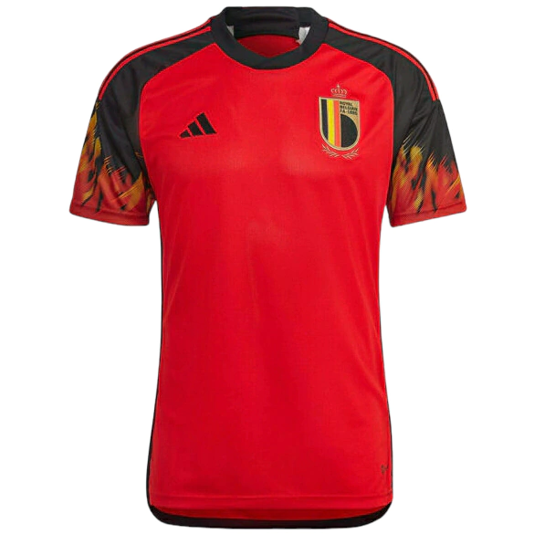 ESGOTADO - Camisa Bélgica Home 22/23 Torcedor Adidas Masculina - Vermelha