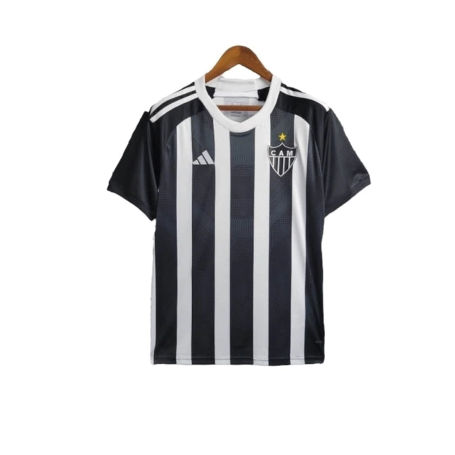 Camisa Atlético Mineiro I 24/25 - Torcedor Adidas Masculina - Preta e branca - AVALIAÇÃO ⭐⭐⭐⭐⭐(196)